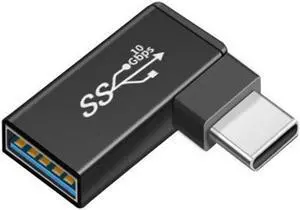 Right Angled 90 Degree OTG Adapter USB-C Type-C to USB 3.0 Female for Laptop Cell Phone