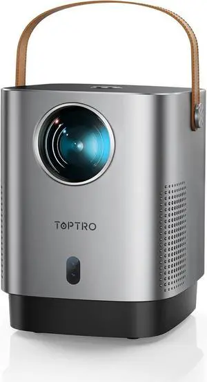 [Electric-Focus] 5G WiFi Bluetooth Projector TR23 Mini Projector Support 1080P 15000 Lumen 4D/4P Keystone& Zoom Latest Dust-Proof Portable Projector Outdoor Projector for iOS/Android/PS5