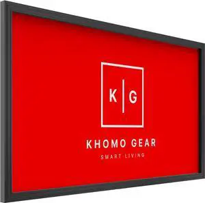 Fixed Frame Projector Screen - Matte 100 inch - Hang on Wall - 4K - 8K Ultra HD HDTV HDR & Active 3D Ultra Short Throw - 16:9 Format