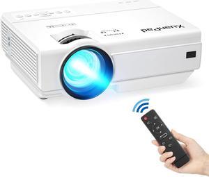 Projector 2024 Upgraded Mini Projector Video Projector HD 1080P Supported Portable Home Projector Compatible with TV Stick HDMI USB Laptop iPhone Android for Home Entertainment