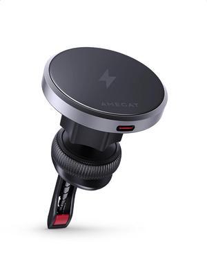 Magnetic Wireless Car Mount Charger, Qi2 Certified 15W Ultra-Fast Compatible with Mag-Safe Car Charger, Air Vent Phone Holder Mount for iPhone 15/14/13/12 Series