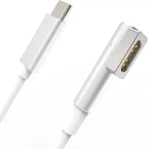 60W L-Tip Charger Cable 5 Pin Magnetic Charging for Models Prior to June 2012, 1 .8M 60W L-Tip Charger Cable 5 Pin Magnetic Charging for Models Prior to June 2012, 1 .8M