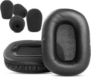 Ear Pads Replacement B450-XT Microphone Foam Compatible with VXI Blueparrott B450-XT B450XT Bluetooth Headset Mod Kit Ear Cushions Cups (Ear Pads + Microphone Foam)