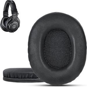 Audio Technica ATH-M50X Replacement Earpads Audio Technica Headphone Pads Fit ATH M50 M50s M50BT M40X M40 M35 M30 Pads for ATH M-Series Soft and Thick Memory Foam Classic Black