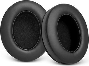 GVOEARS Replacement Earpads for HyperX Cloud/Alpha Audio Technica M50X/M40X Turtle Beach Stealth Ear Pads Also fit Sony MDR-7506 Series & More Cushions with Softer Protein Leather Memory Foam