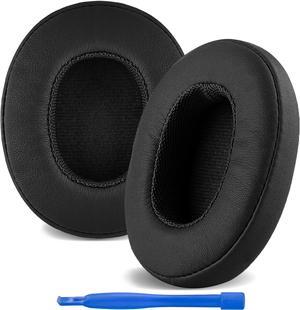 Ear Pads for Skullcandy Crusher Wireless Crusher Evo Crusher ANC Hesh 3 Venue ANC Headphones Replacement Ear Cushions Ear Covers Headset Earpads (Protein Leather/Black)