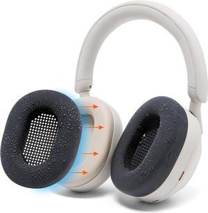 SweatZ XM5 - Protective Headphone Ear Covers for Sony WH1000XM5 by | Only Compatible with Sony XM5 Over Ear Headphones | Sweatproof & Easily Washable | Black