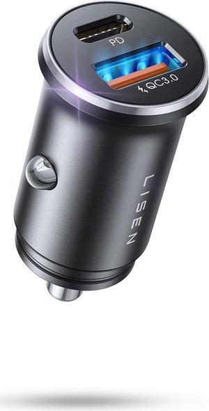 USB C Car Charger Adapter Fast Charge 54 W PD36W Cigarette Lighter USB Charger Fast Charging Port Car Phone Charger for iPhone 15 Pro Max Plus