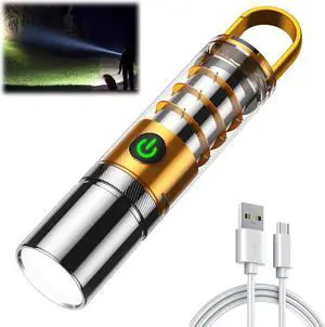 High Power Flashlights, 100000 High Lumen Rechargeable LED Flashlights, 6 Modes, Waterproof and Powerful Flashlights, Suitable for Family Camping and Hiking
