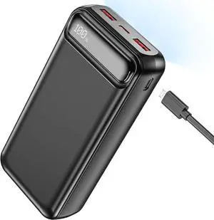 Power Bank 50000mAh 22.5W Fast Charging Portable Charger with Flashlight, 3 Outputs & 2 Inputs Huge Capacity External Battery Pack for iPhone, Samsung, iPad etc