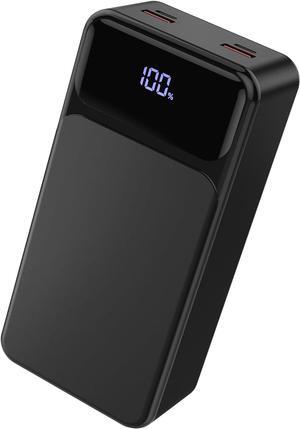 50000mah Power Bank 22.5W Fast Charging Portable Charger USB-C with 4 Outputs & 2 Inputs LED Display Huge Capacity External Battery Pack for iPhone  iPad etc