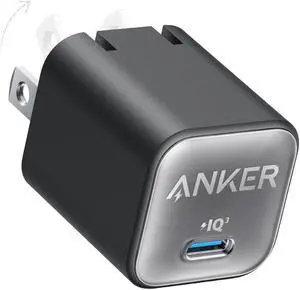 Nano Charger USB C GaN Charger 30W PIQ 3.0 Foldable PPS Fast Charger for iPhone 16 / 15 and more series Galaxy iPad Compatible with MagSafe