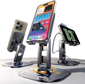Cell Phone Stand for Desk Phone Holder [2 Pack] for iPhone Stand - Foldable iPhone Holder Stand Kindle Stand for iPhone 15 Pro Max  Nintendo Switch E-Readers 4-10