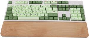 Wooden Wrist Rest for Mechanical Keyboards Support pad for Palm Ergonomic Rest for Typing and Gaming Palm Rest Hand Rest (Beech 11.81x3.15(61 Key 60%))