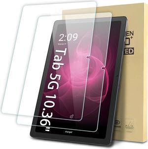 2-Pack Screen Protector Compatible with T-Mobile REVVL Tab 5G 10.36 Tempered Glass Clear Film Anti-Scratch 9H Hardness Easy Installation