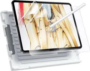 2 Pack Paper-Feel Screen Protector for iPad Air 11 Inch M3/M2 (7th/6th Generation 2025/2024) Write and Draw Like on Paper Scratch Protection with Easy Application Tray Thin and Responsive