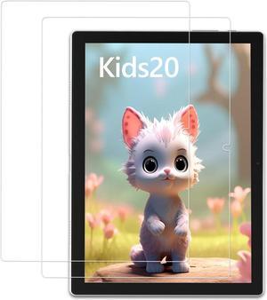 Screen Protector for PlimPad Kids20 Tablet for Kids 10 inch Tempered Glass Film 9H Hardness 10.1 inch LCD Protection Anti-Scratch Anti-Fingerprint Easy to Install (2 Pack)