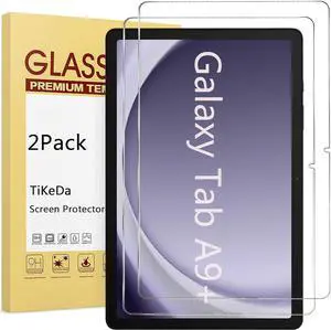 2 Pack Screen Protector for  Galaxy Tab A9 Plus 11 Inch 2023 Release Case Friendly Tempered Glass HD Clear Film for  Tablet A9+ 5G (SM-X210/X216/X218)