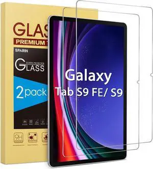 2 Pack Screen Protector for  Galaxy Tab S9 FE 5G (10.9 inch) & Galaxy Tab S9/ S8/ S7 (11 inch) Tempered Glass Compatible with S Pen Anti-Scratches