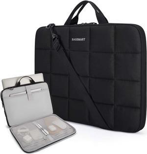15-16 inch Laptop Case Sleeve with Strap Fluffy Padded Laptop Bag with Handle Anti-theft Macbook Case Sleeve Fitted with Macbook Air/Pro 15.6 inch Laptop Cover Fitted with  HP