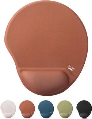 - Mouse Pad with Wrist Support Brown Ergonomic Mouse Pad Wrist Support Gel Mouse Pad Ergonomic Mouse Pad with Wrist Support Gaming Mouse Pad with Wrist Support Mouse Pad