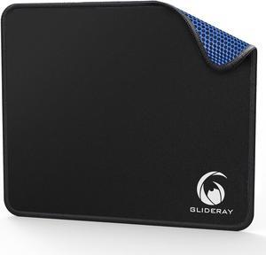 Mouse Pad with Polyester Fabric Smooth Gaming Mouse Pads with Improved Precision Water Resist Desk Mousepad with Stitched Edges Non-Slip Base for Gaming Office 14.1 x 11.8 inch