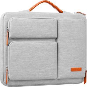 360 Protective 1516 inch Laptop Sleeve Case for 15156 inch HP Laptop 16 inch New MacBook Pro M3 M2 M1 A2991 A2780 A2485 A2141 20232019 Computer Bag with Handle Gray