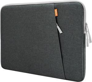 Laptop Sleeve for 13.3-Inch MacBook Air/Pro 14-Inch MacBook Pro 2021 M1 13-13.6 Inch Notebook Waterproof Shock Resistant Bag Case with Accessory Pocket (Dark Grey)