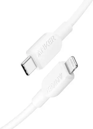 USB C to Lightning Cable(6FT White) MFi Certified for iPhone 14 Series and More(Charger Not Included)