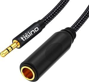 1/4 to 3.5mm Adapter 1/4 Female to 1/8 Male Stereo Audio Adapter for Headphone Amplifiers Guitar Amp etc. - 1ft/30cm