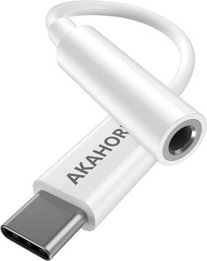 USB-C to 3.5 mm Headphone Jack Adapter-Type C Aux Audio Adapter Compatible with iPhone 15/15 Pro/ 15Pro Max and Other USB c Device Like sam-Sung Hua-wei Smart Phone and pad ect.