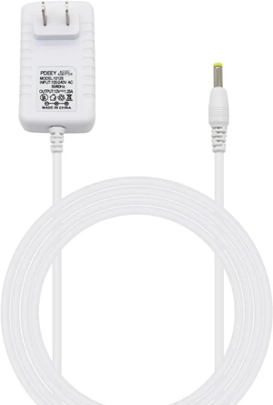 White Power Cord Replacement for Alexa Dot 3rd/ 4th Gen/ 5th Gen Plug 15W White Power Cord Replacement for Alexa Dot 3rd/ 4th Gen/ 5th Gen Plug 15W