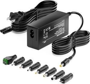12V 5Amp Power Supply Adapter AC 100-240V to DC 12Vdc 5A 3.5A 3A 2A 1A Replacement Power Cord Converter for LED Strip Light DVD Record Player CCTV Christmas Village Decoration