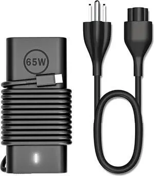 New Slim 65W USB C Laptop Charger for Dell Latitude 5420 5520 5530 5550 5540 5430 5450 5440 7420 2-in-1 7430 7440 Chromebook 3100 Dell Inspiron 14 2-in-1 XPS 13 Type C Power Cord