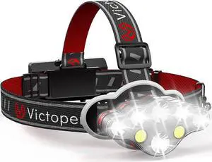 Rechargeable Headlamp 8 LED 18000 High Lumen Bright Head Lamp with Red Light Lightweight USB Head Light 8 Mode Waterproof Head Flashlight for Outdoor Running Hunting Hiking Camping Gear Rechargeable Headlamp 8 LED 18000 High Lumen Bright Head Lamp with Red Light Lightweight USB Head Light 8 Mode Waterproof Head Flashlight for Outdoor Running Hunting Hiking Camping Gear