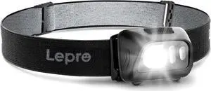 LED Headlamp Flashlights 1500Lux Head Lamp with 6 Lighting Modes and Red Light IPX4 Waterproof Headlamp for Camping Hiking Backpacking Fishing Adjustable Headband Suit for Adults Kids