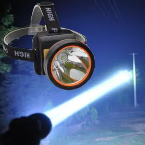 LED Headlamp Torch Outdoor Rechargeable Bright Flashlight Headlight for Camping Hunting Fishing