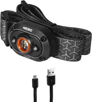 MYCRO USB 400 LUMEN Rechargeable Adjustable LED Headlamp & Cap Bright Spot Light For Camping Hiking Caving Fishing with Adjustable Headstrap and Cap Clip IPX4 water resistant