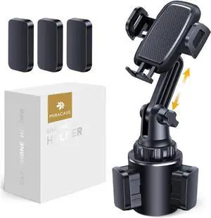 Cup Holder Phone Mount for Car Universal Phone Holders for Your Car Long Neck Adjustable Car Cup Cell Phone Mount for iPhone  Google and All 4.0-7.0 inches Smartphones