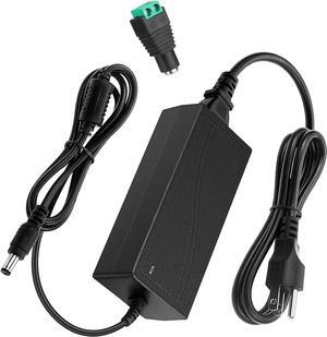24V Power Supply 24V 6A Power Supply 100V-240V AC to 24V DC Power Supply with LED Terminal Connector 24 Volt 6 Amp Power Supply 5A 4A 3A 2A 1A DC Adapter with 5.5x2.1mm Jack