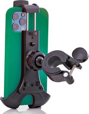 New 2024 Bicycle & Motorcycle Phone Mount - The Most Secure One-Handed Bike Phone Holder for iPhone, Samsung or Any Smartphone. Stress-Resistant and Highly Adjustable. +100 to Safeness & Comfort