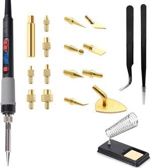 3D Printing Smoothing Tool Kit 3D Printing Modify Finishing Tool Soldering Welding Iron Kit Heat Insert Brass Nut Kit-Smoothing Tool Kit-Set