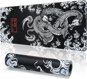 Mouse Pad Gaming Large Desk Pad (31.5 x 11.8 x0.12 inch) Washable Keyboard Pad Laptop Desk Mat Japanese Mouse Pad with Anti-Slip Rubber Base Extended Mouse Pad for Office & Home.