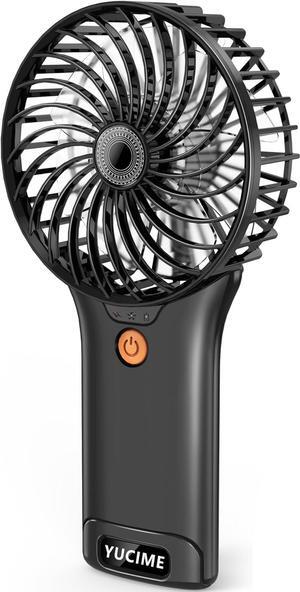 Portable Handheld Fan Desk Fan Powerful Personal Fan 4 Adjustable Speed USB Recharging Battery Operated Mini Fan with Makeup Mirror for Stylish Girl Kids Women Men 1 Count (Pack of 1)