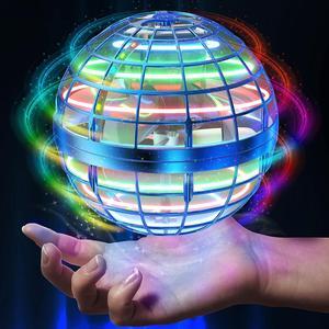 2023 Flying Orb Ball Toy Cosmic Globe Boomerang Hover Ball Galactic Fidget Spinner Hand Drone Orbit Cool Toys Gift for 6 7 8 9 10+ Year Old Boys Girls Teens Outdoor Toys(Blue)