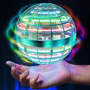 2023 Flying Orb Ball Toy Cosmic Globe Boomerang Hover Ball Galactic Fidget Spinner Hand Drone Orbit Cool Toys Gift for 6 7 8 9 10+ Year Old Boys Girls Teens Outdoor Toys(Light Blue)