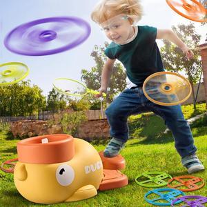 Outdoor Toys Toys for Age 5-7 Outside Toys for Kids Yellow Duck Disc Launcher Flying Disc Chasing Games Fun Family Yard Activities Birthday Gifts for Age 3 4 5 6 7 8 Year Old Toddler Boys Girls