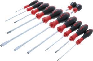 30297 12-Piece Slotted and Phillips Screwdriver Set with Soft Finish Handles