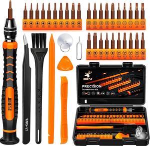 38Pcs Precision Screwdriver Set Tool Kit with Security Torx T5 T6 T8 T9 Triwing Y00 Star P5 etc Repair for Ring Doorbell Laptop Switch PS4 Xbox Macbook iPhone Watch Glasses etc