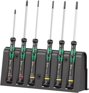 2035/6 Kraftform MicroSlotted/Phillips Electronics Screwdriver Set and Rack 6-Piece 05118152001